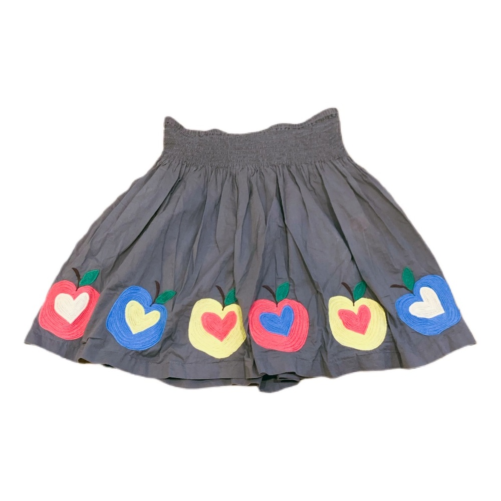 Mini Boden girls apple smocked skirt size 13-14Y
